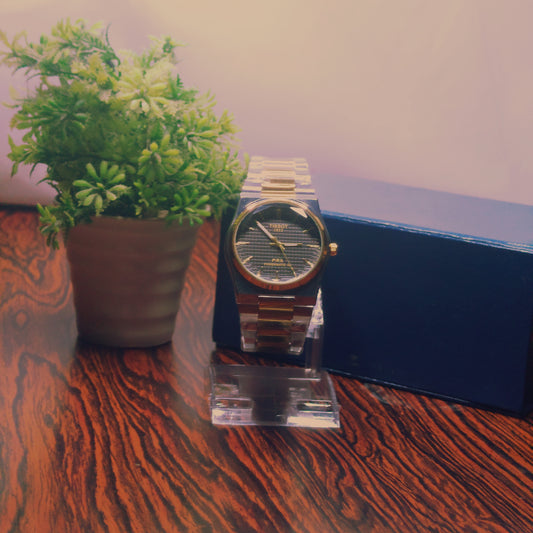 Tissot PRX Automatic Watch - Elegant Two-Tone Design for Men & Women