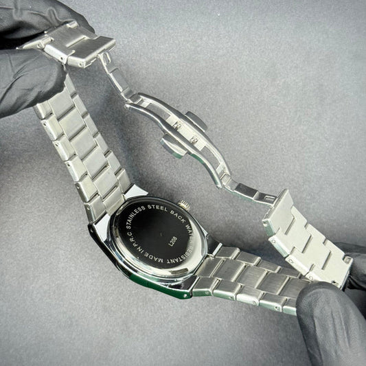 Tissot PRX 1853 Blue Dial Silver Stainless Steel Bracelet - Luxury Quartz Watch 40mm