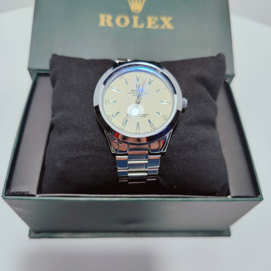 Rolex Oyster Perpetual White 36mm Automatic Watch | Luxury Timepiece
