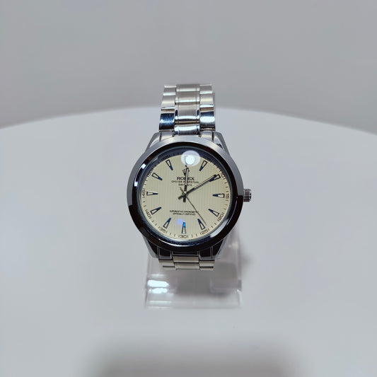 Rolex Oyster Perpetual White 36mm Automatic Watch | Luxury Timepiece